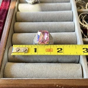 Ladies large pinks  ring
